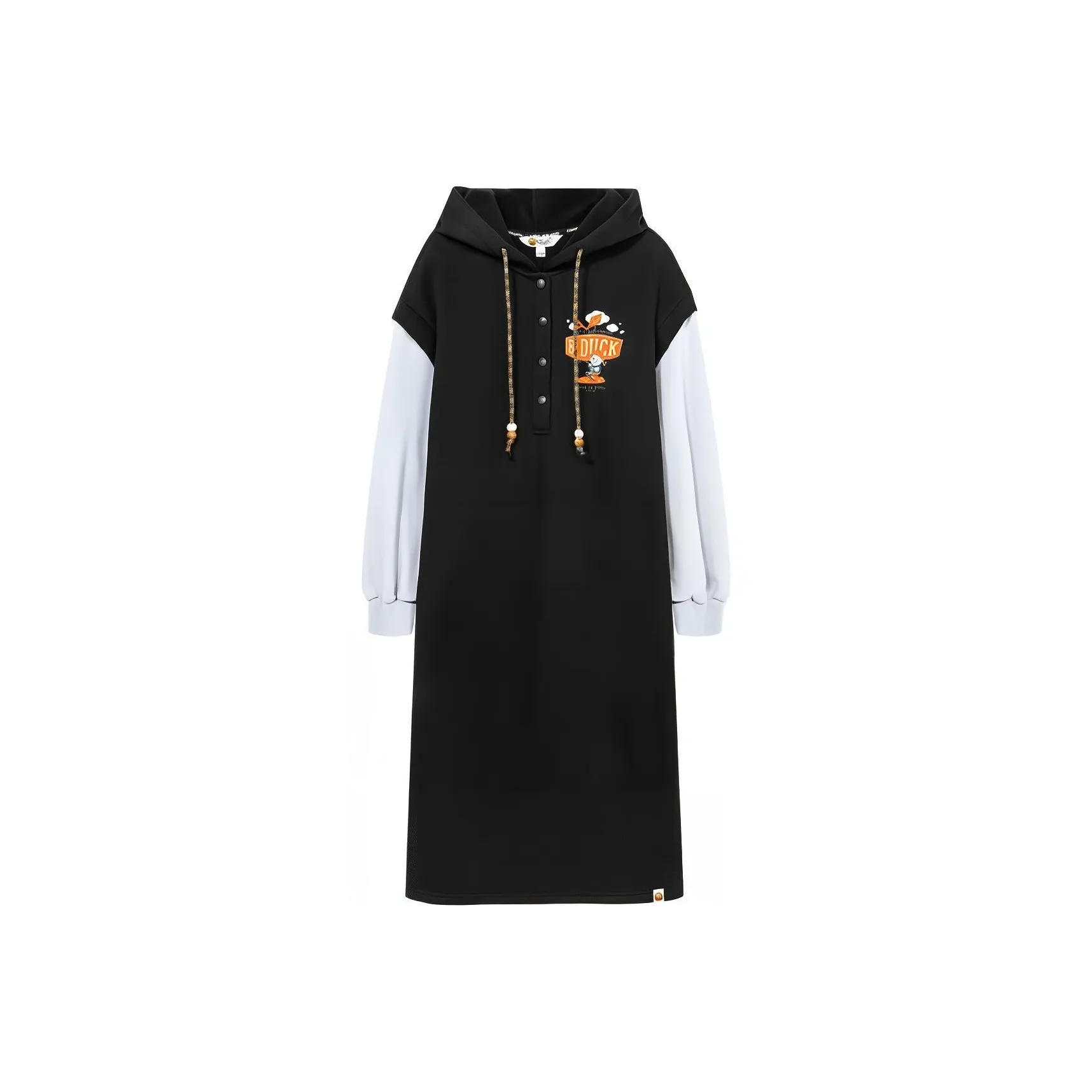 B.Duck Long Sleeved Dress Women's Black