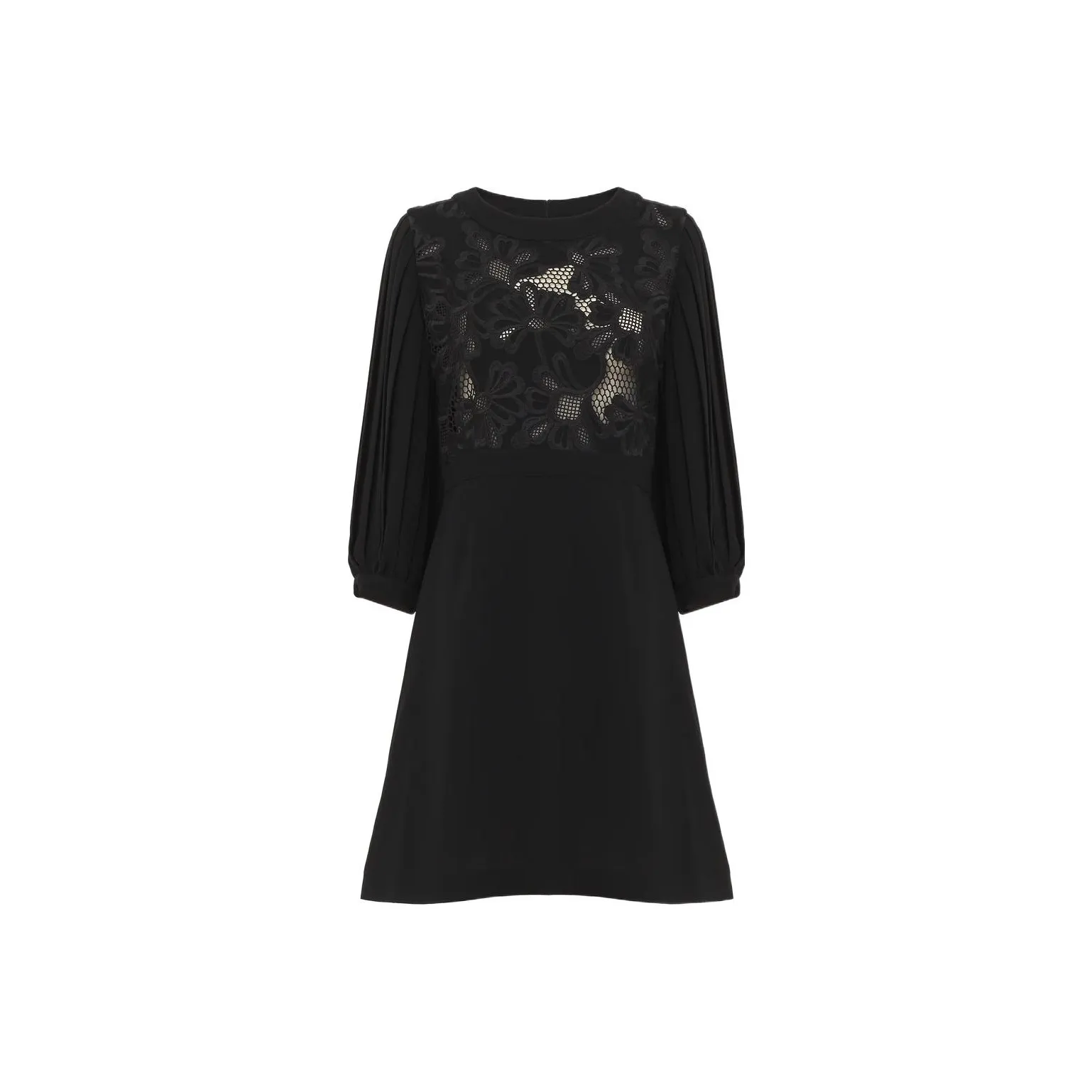 See By Chloé Laced Crepe Mini Dress