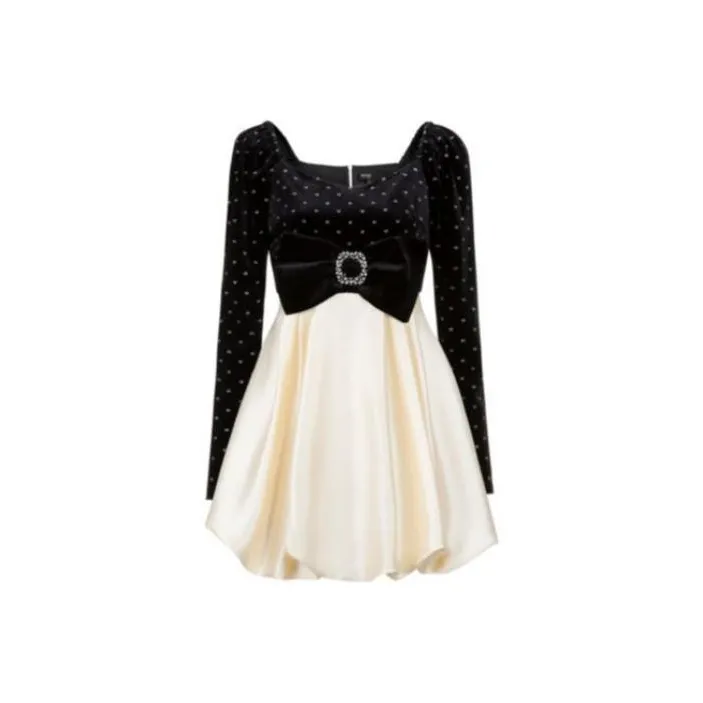 AIVEI Long-Sleeved Dresses Women's Black