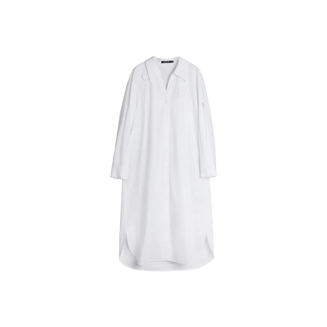 ELLE Длинное платье с длинными рукавами женское