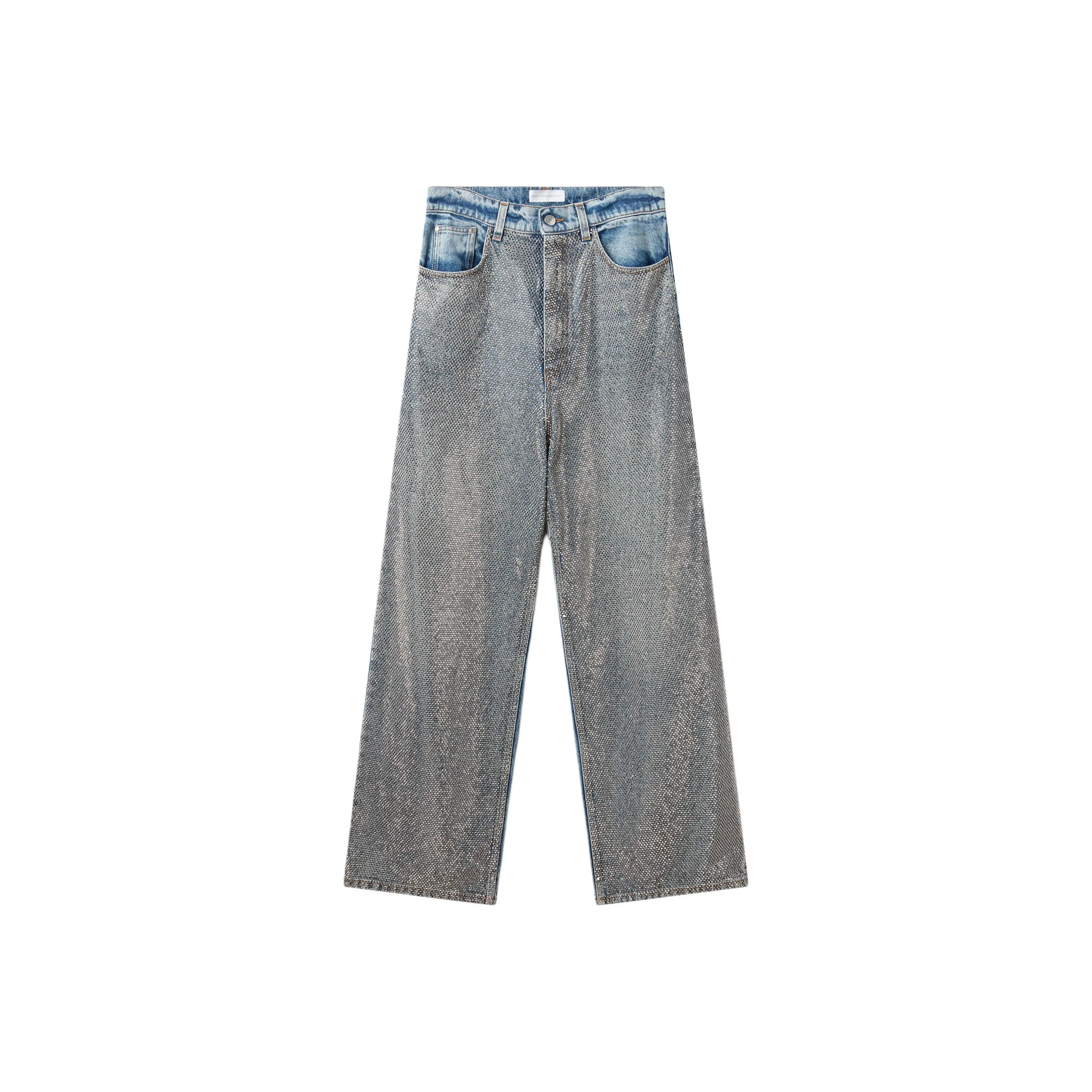 Stella McCartney Oversized Embellished Denim Jeans