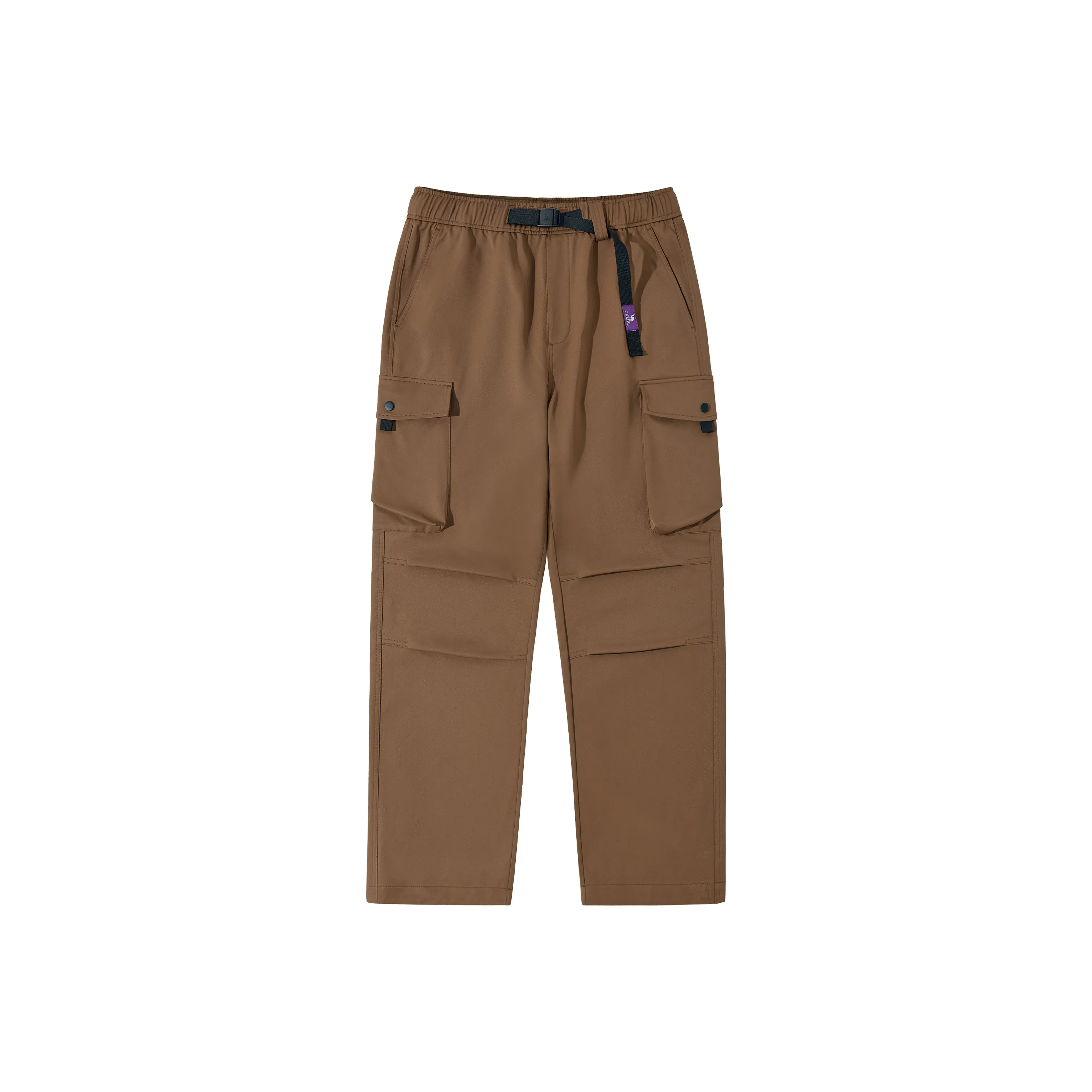 CAMEL Свободный крой Прямой крой Эластичный манжет Двусторонний водоотталкивающий Городской техвир Парашютные брюки Карго Женские