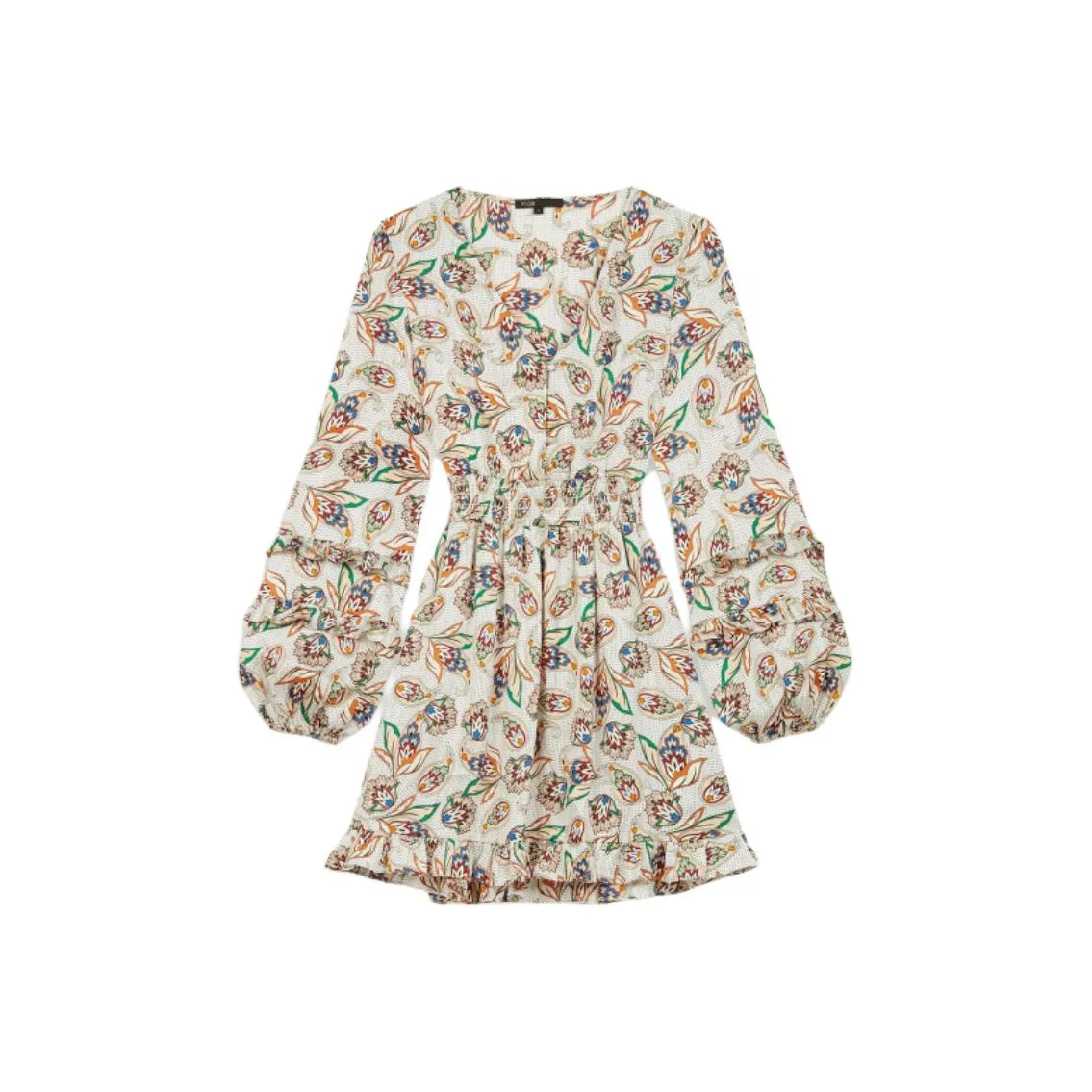 Maje Long Sleeved Dress Women's Beige