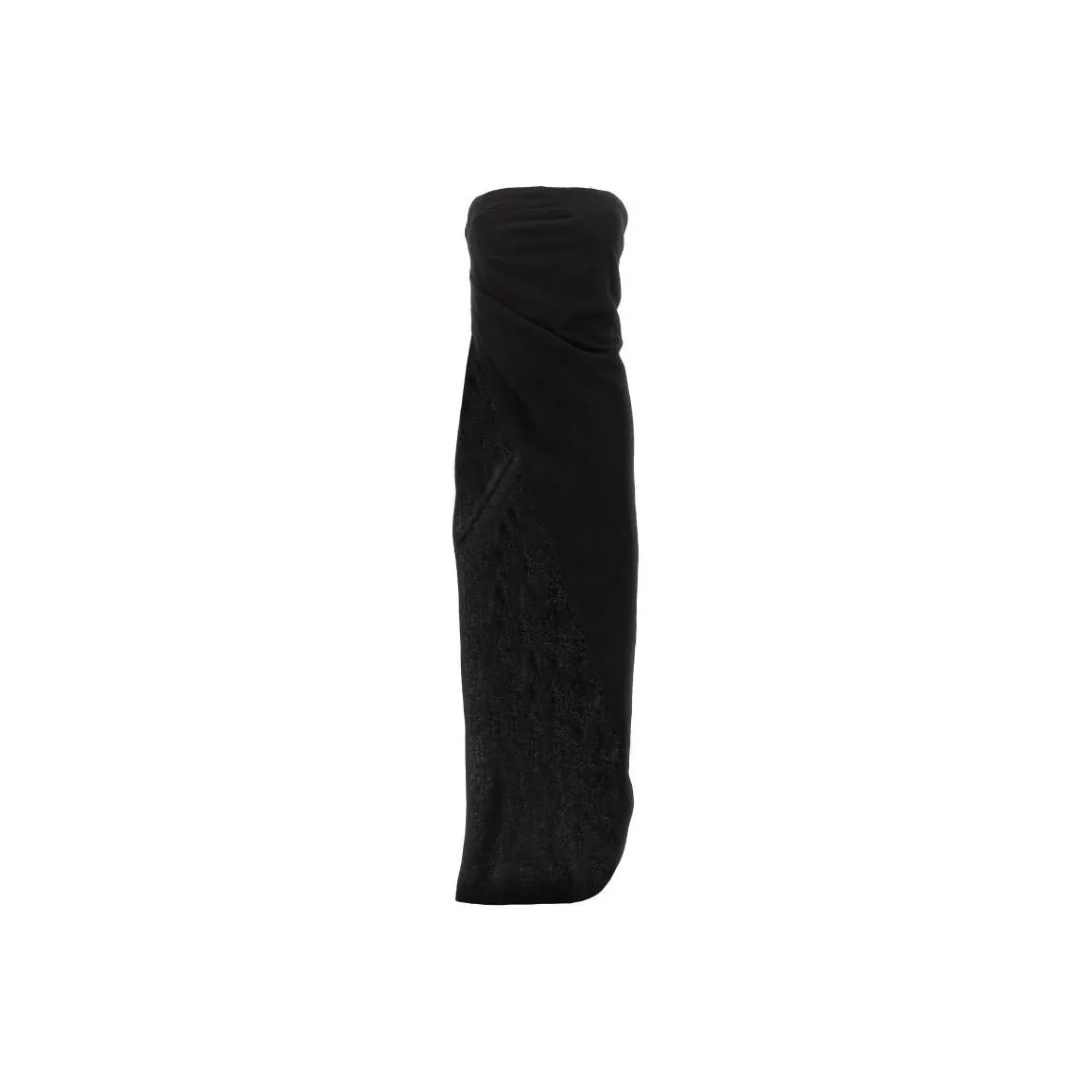 RICK OWENS Asymmetrical Long Strapless Top