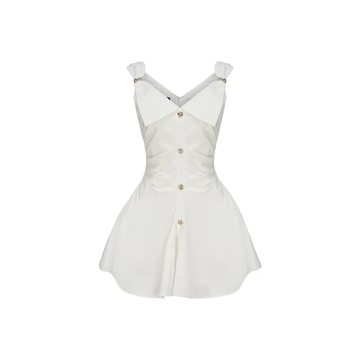 NANA JACQUELINE Slip Платье Женское Белое