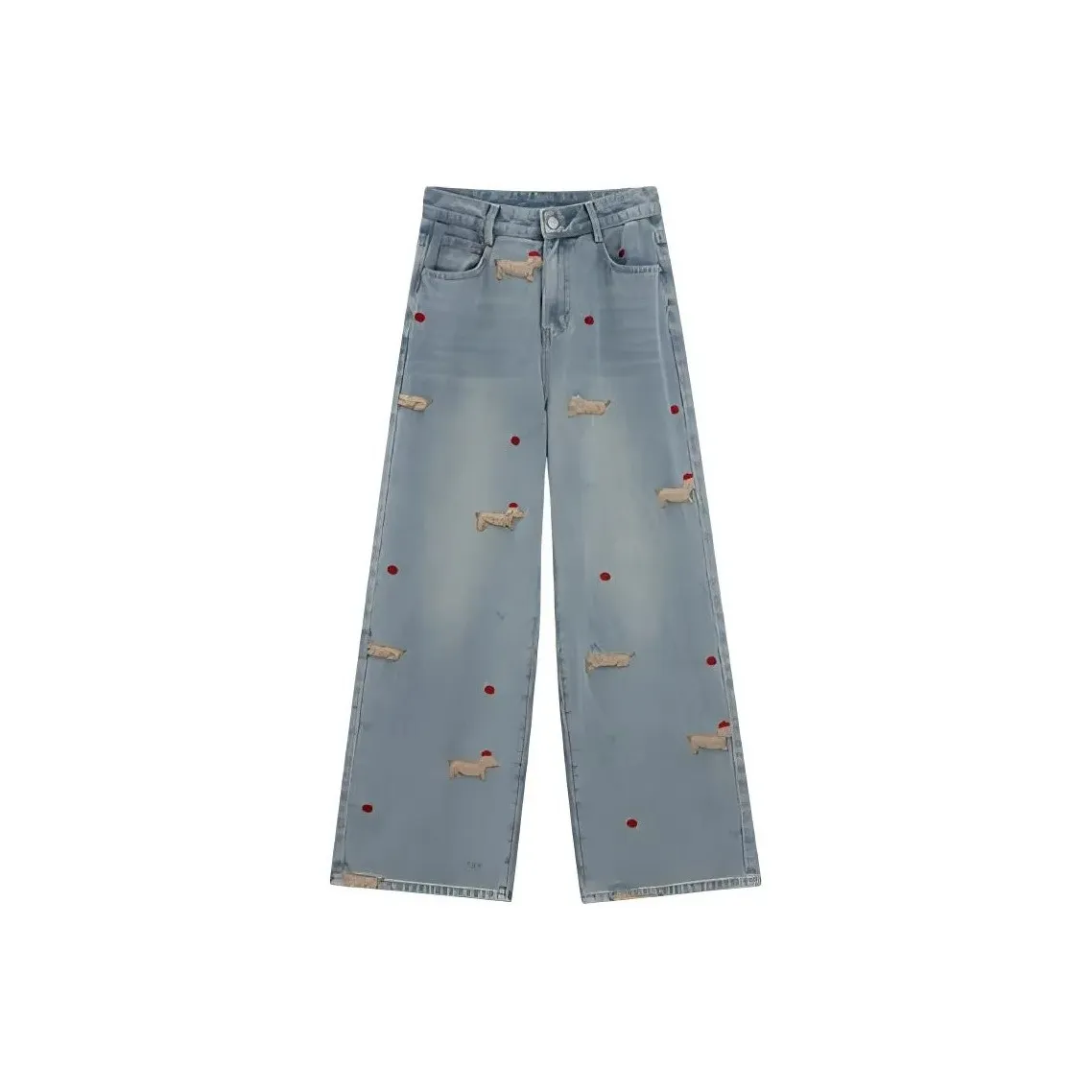 BDGU Светло-синие Женские Джинсы