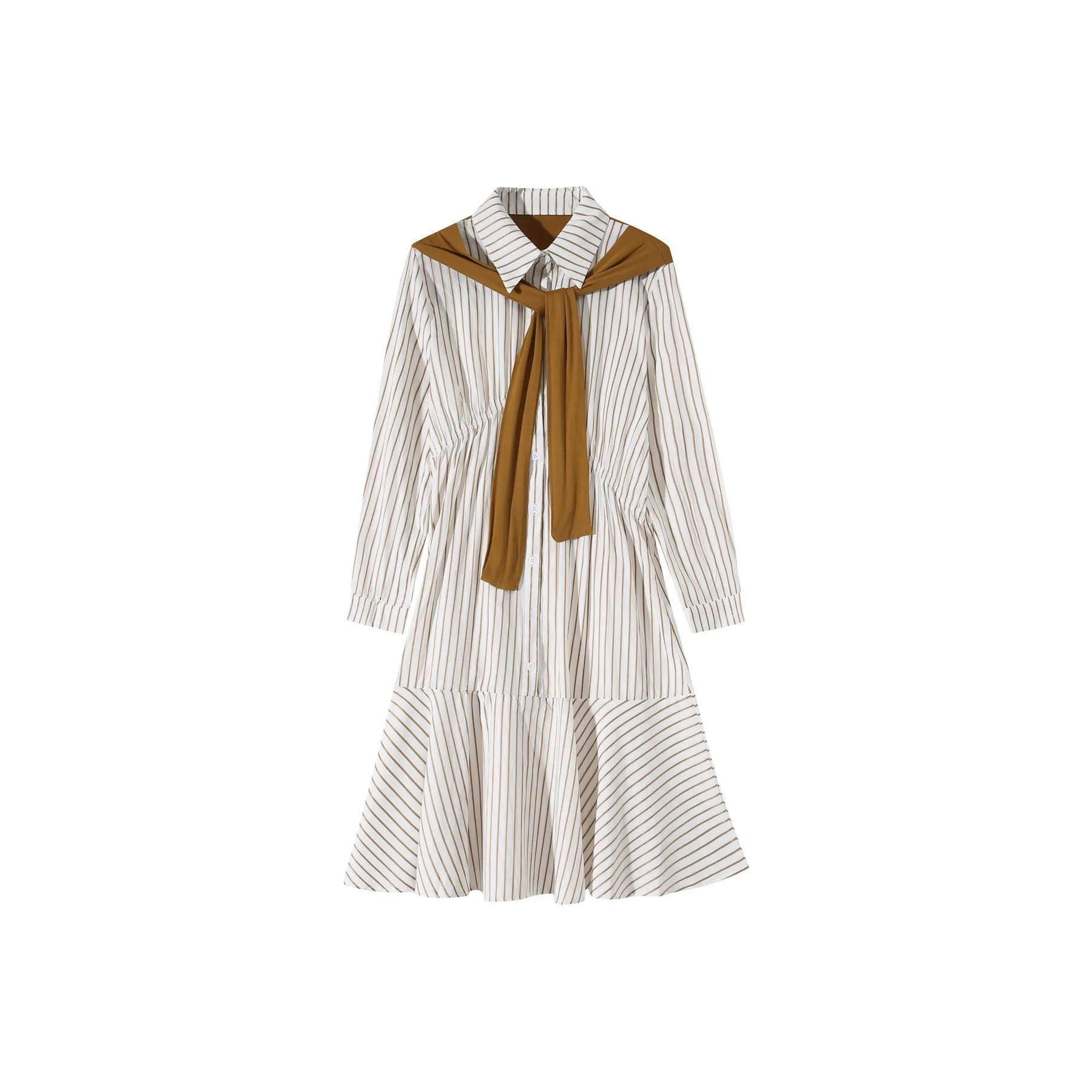 MRR&CO. Long Sleeved Dresses Women's White