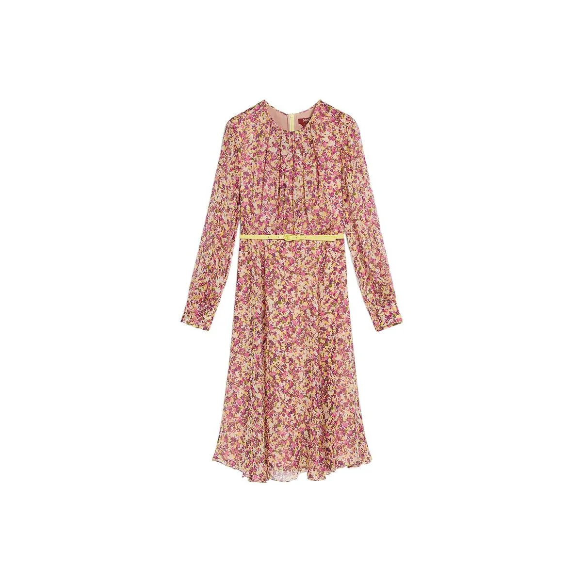 MaxMara SS23 Long Sleeved Dress Women's Pink