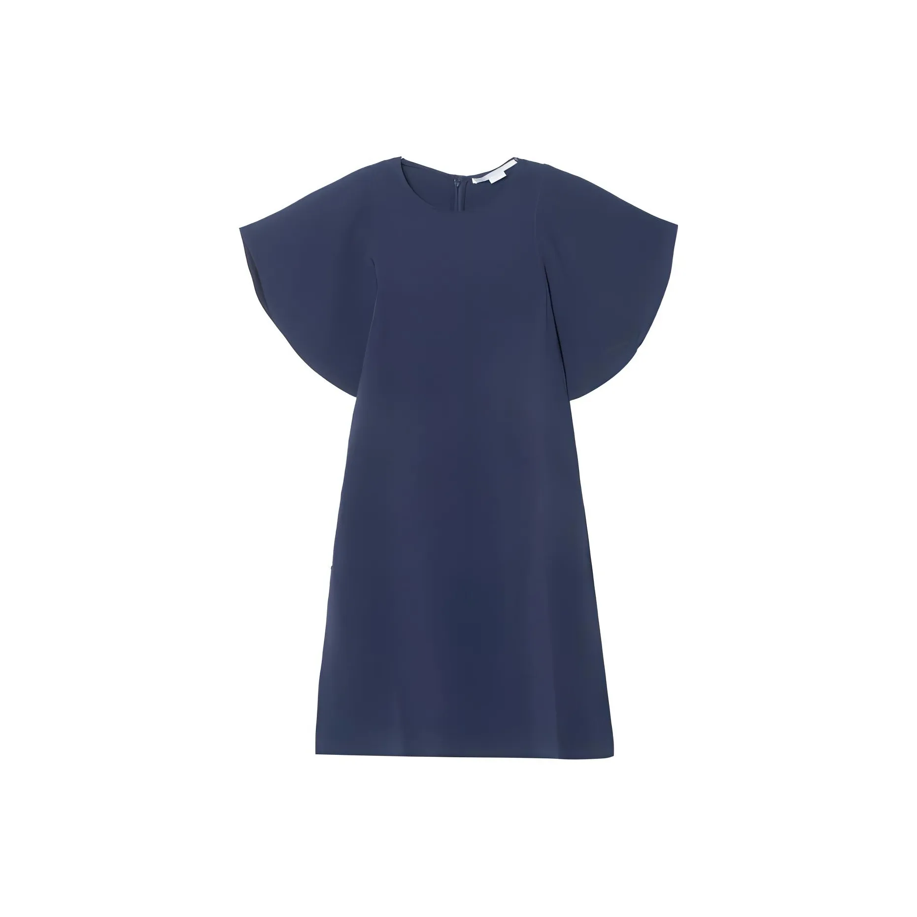 Stella McCartney FW23 Короткий рукав Платье Женское Морской синий