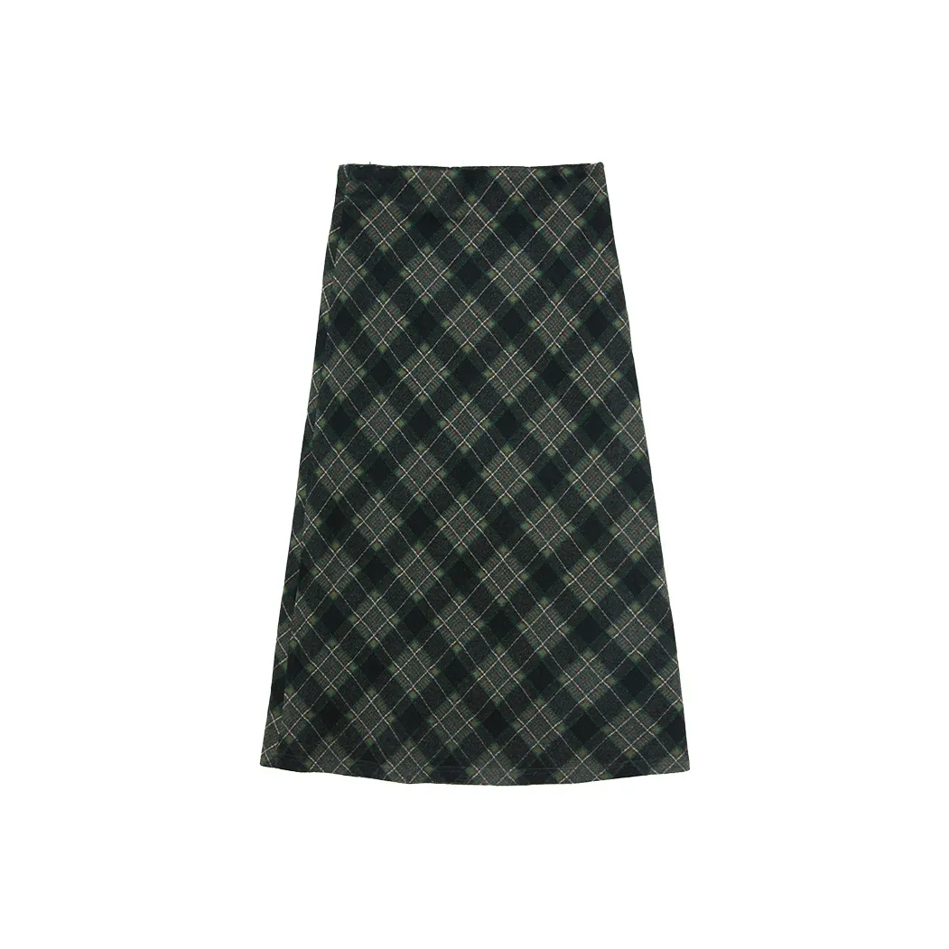 WESTLINK KNIT Длинная Юбка Женская Зеленая