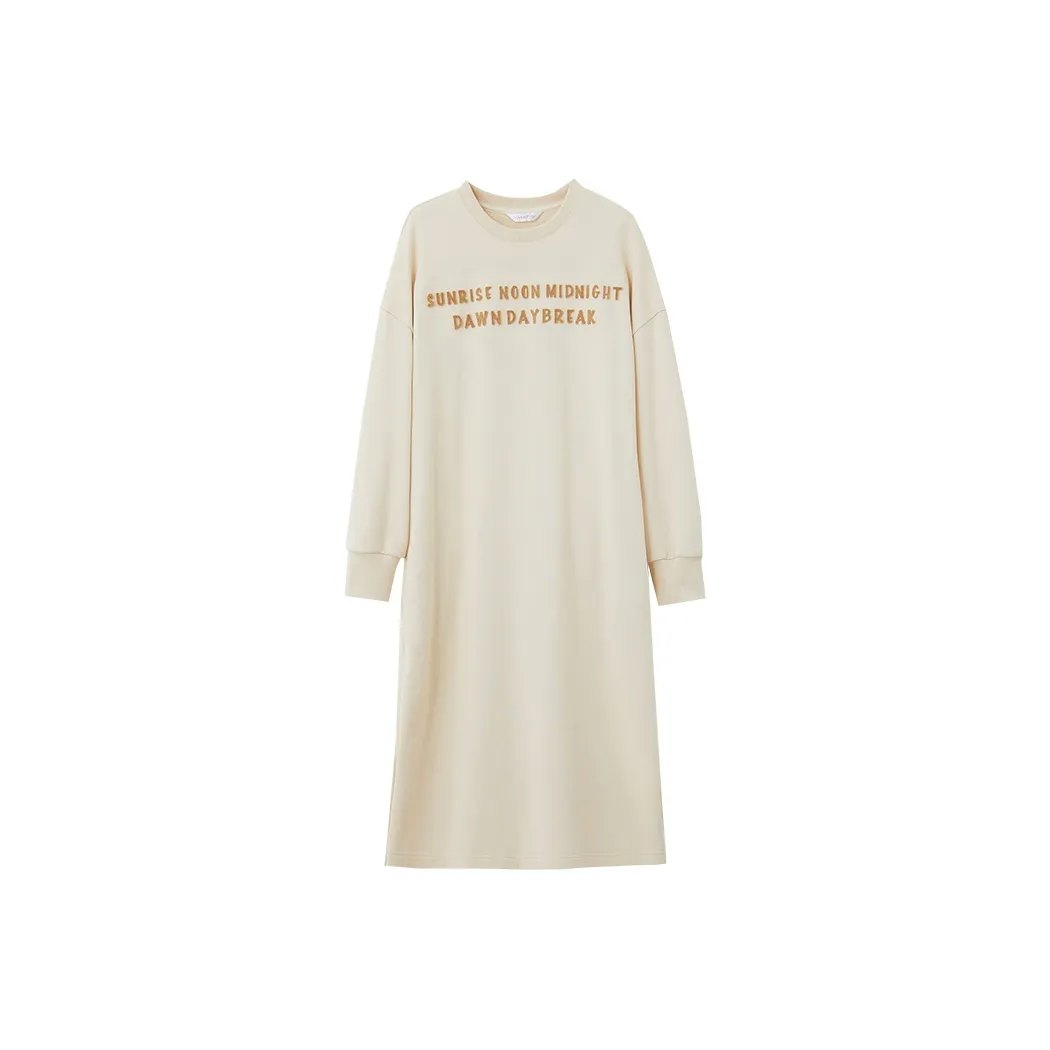 AMII Длинное платье с длинными рукавами женское