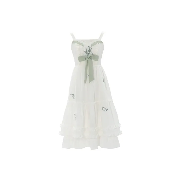 SNBL Slip Dresses Women's White