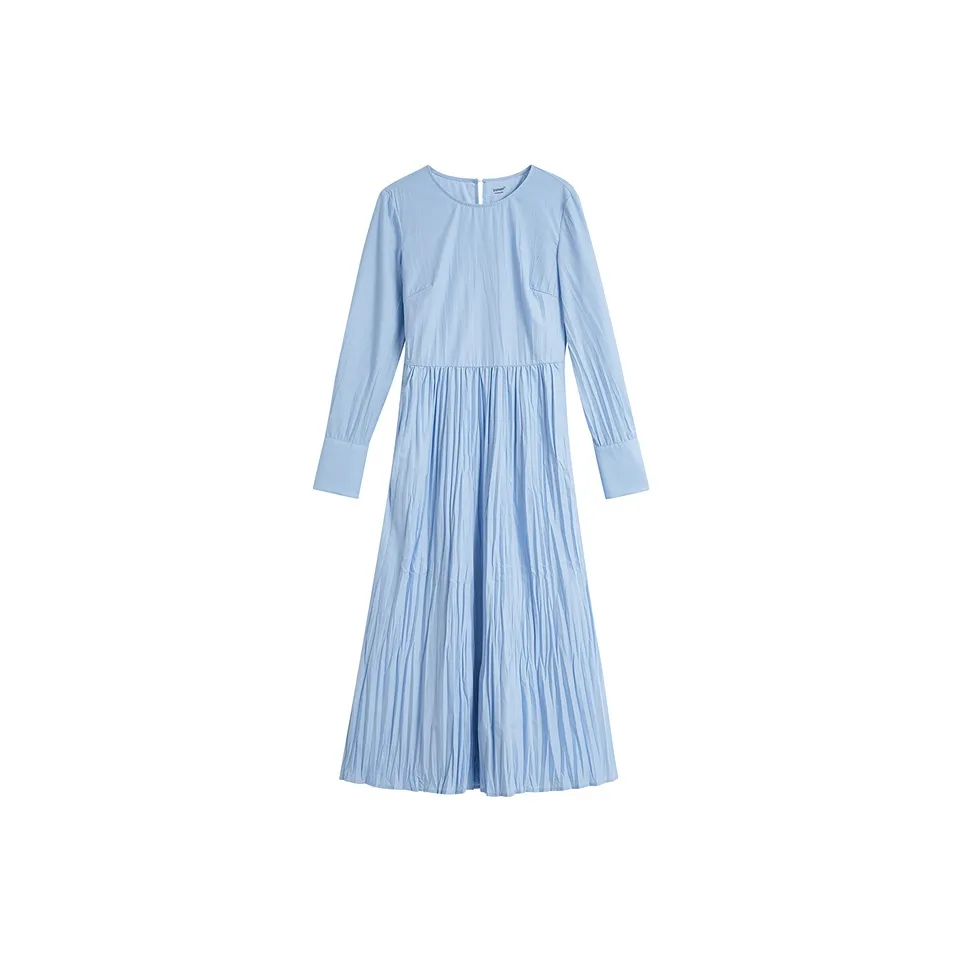 Inman Long Sleeved Dress Women's Lake Blue
