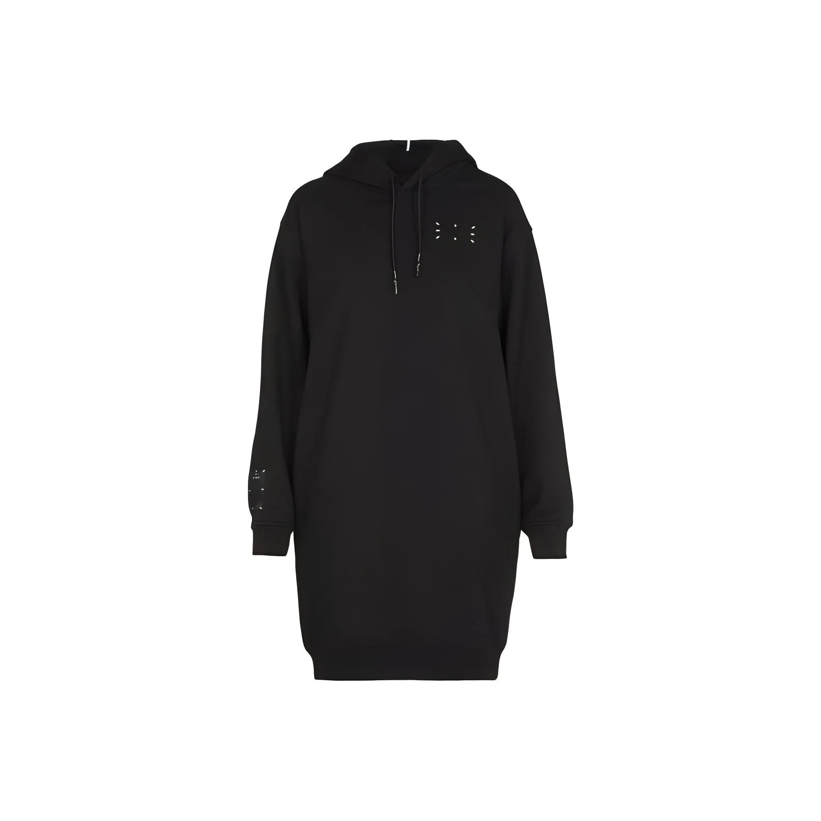 Mcq Hoodie Dress 'Darkest Black'