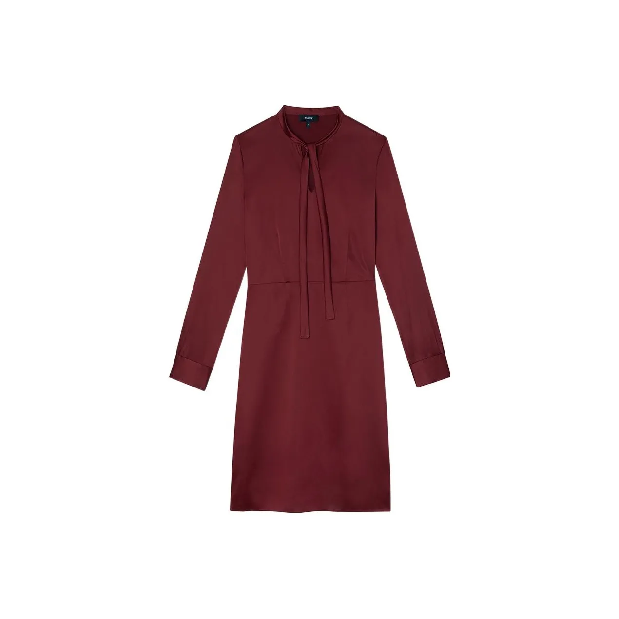 THEORY Chinese New Year SS23 Long Sleeved Dresses Women's Duban Red