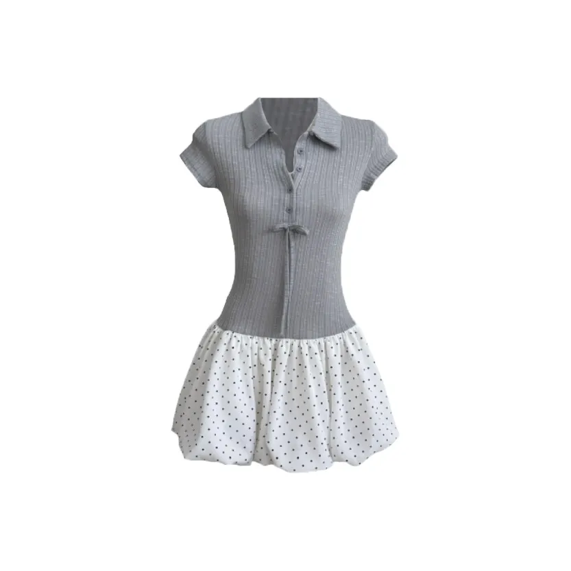 MA JOURNEE Короткое платье с короткими рукавами женское