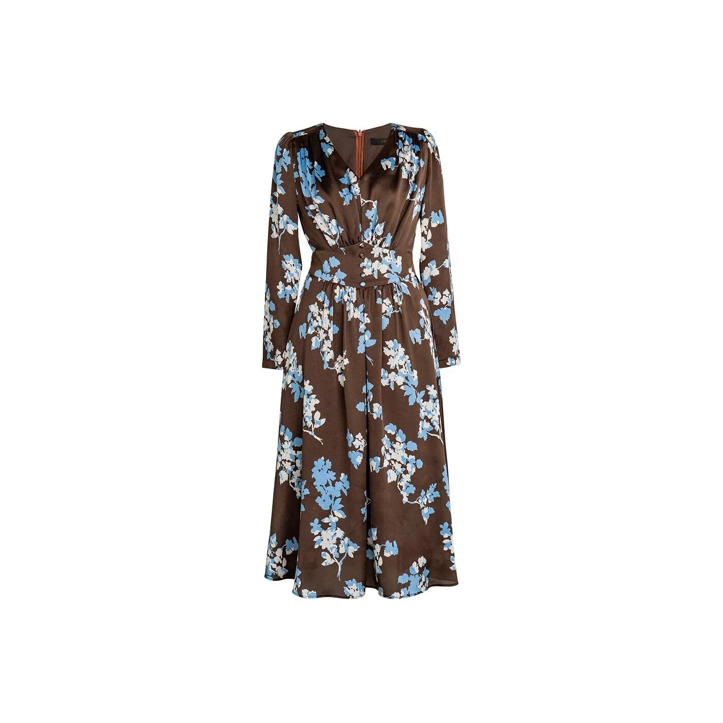 ROEYSHOUSE Длинное платье с длинными рукавами женское многоцветное