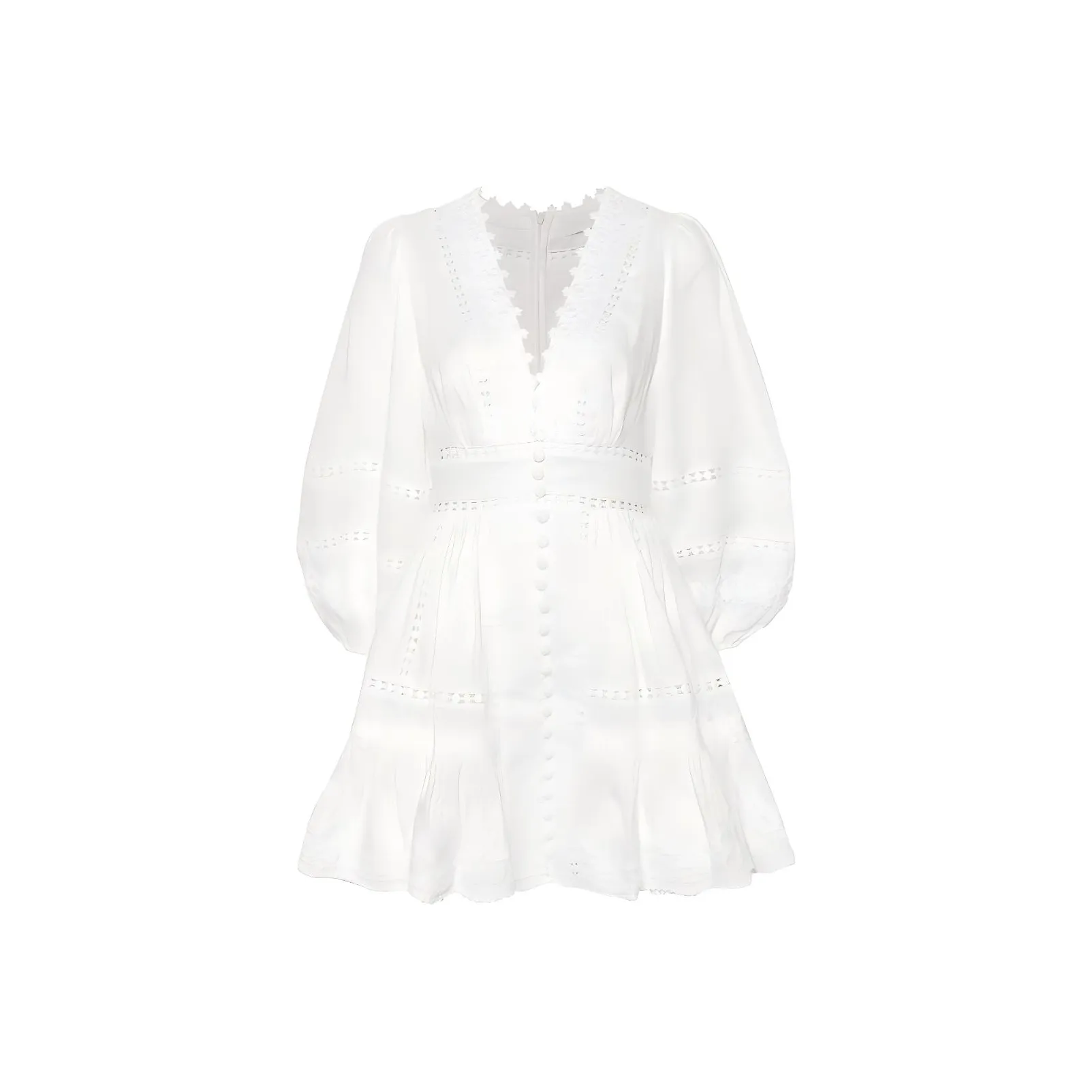 Zimmermann Pop Trimmed Mini Dress