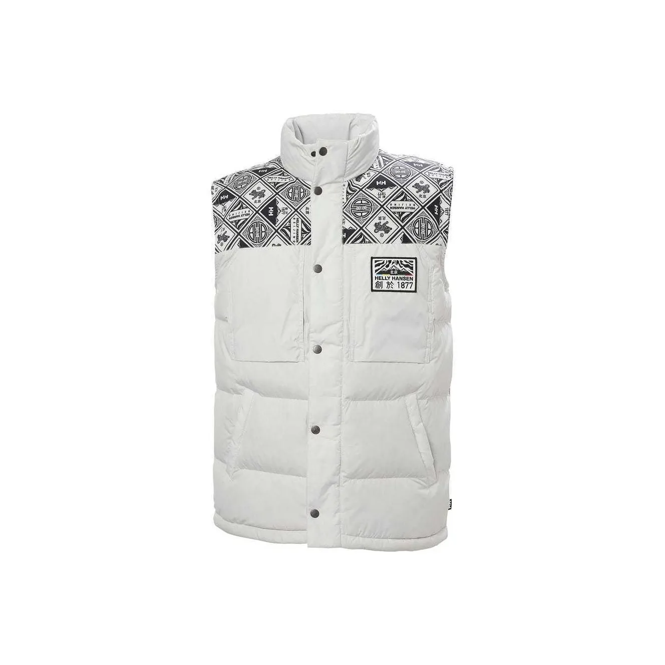 HELLY HANSEN CELEBRATION С наполнителем Жилет Пуховик Мужской Белый