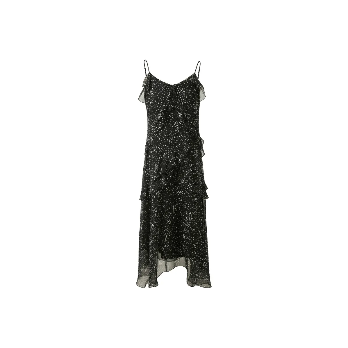 3COLOUR Короткий рукав Платье Женское Классический черный