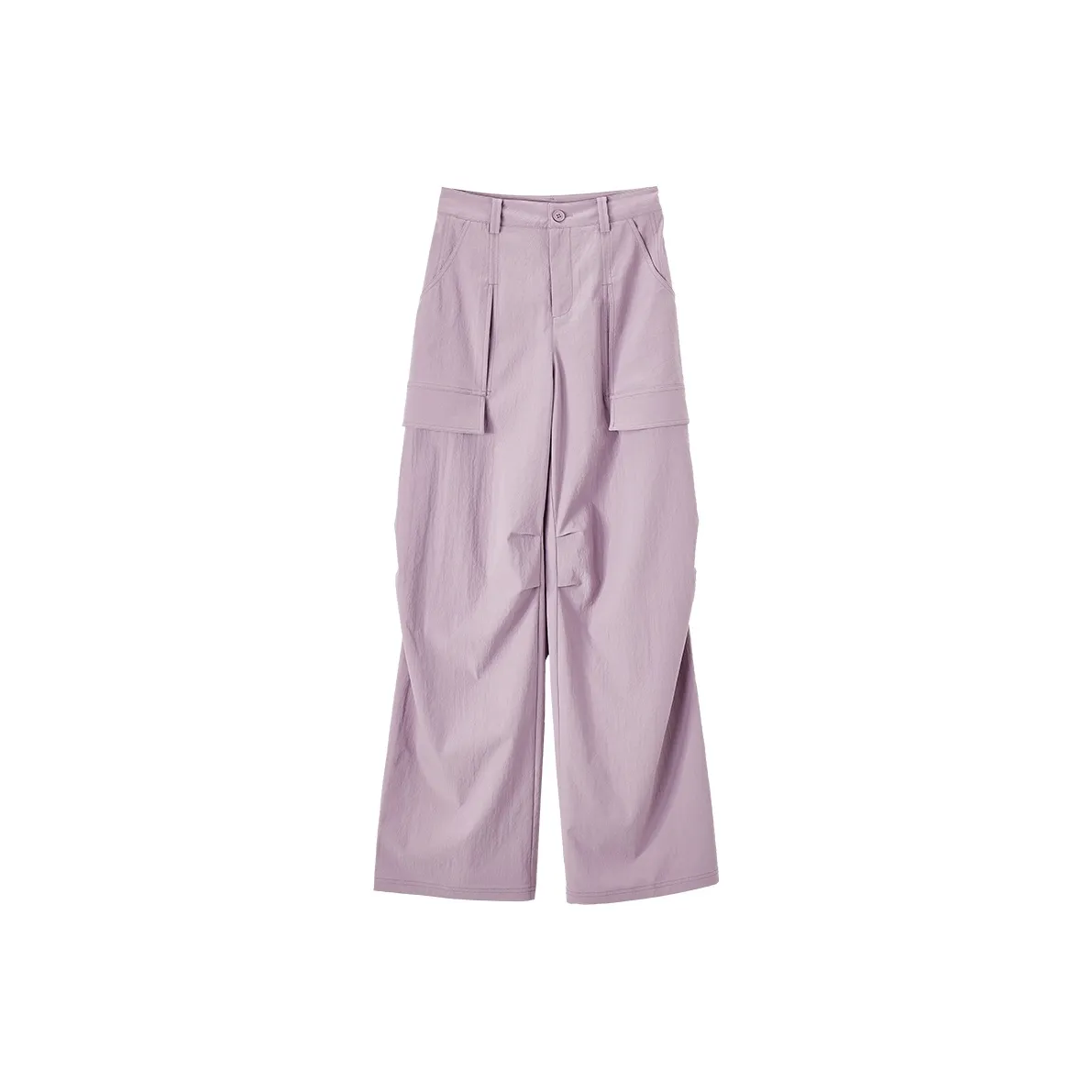 XIANGYING Карго Брюки Женские Фиолетовые
