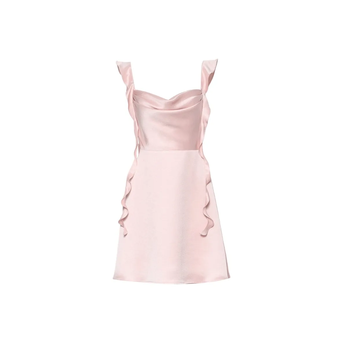 DPLAY Slip Dress Women's Gray Pink