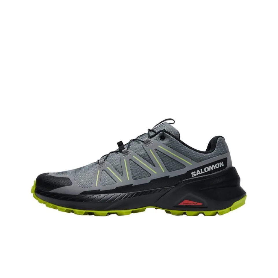 SALOMON Speedcross Peak Устойчивый к истиранию Дышащий Низкий Топ Уличная Обувь Мужская Серый