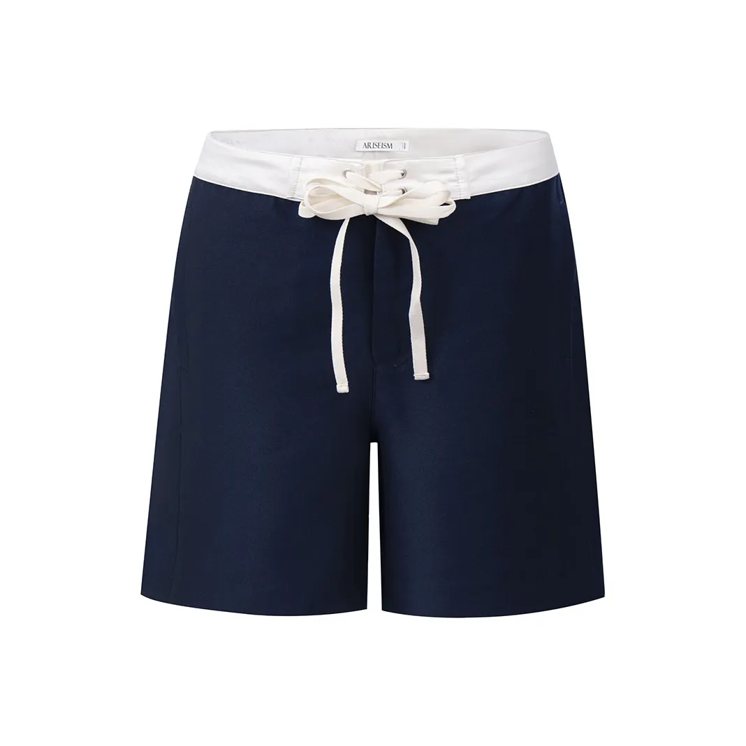 Ariseism Low Step Шов Повседневные Шорты Женские