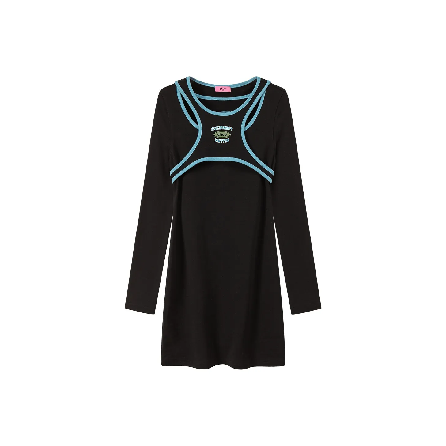 CHUU Юбка-бодикон Короткое Платье Летнее Женское