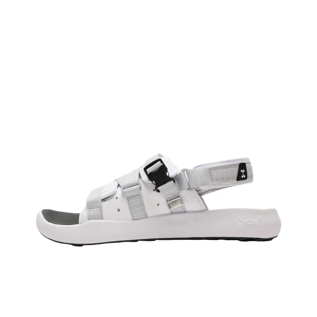 Under Armour One Strap Sandals Unisex White