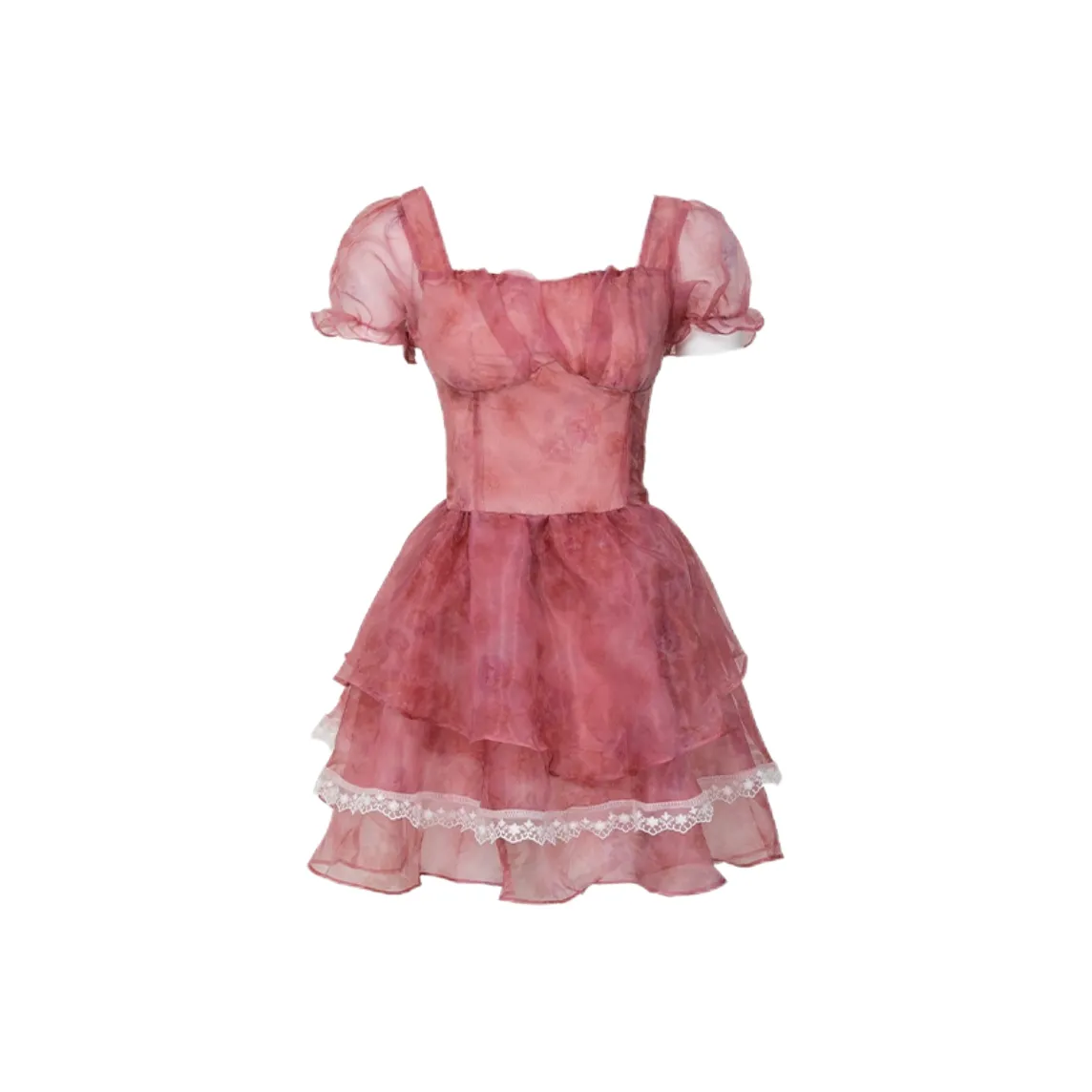 PAIN OR PLEASURE Короткий рукав Платье Женское Розовое