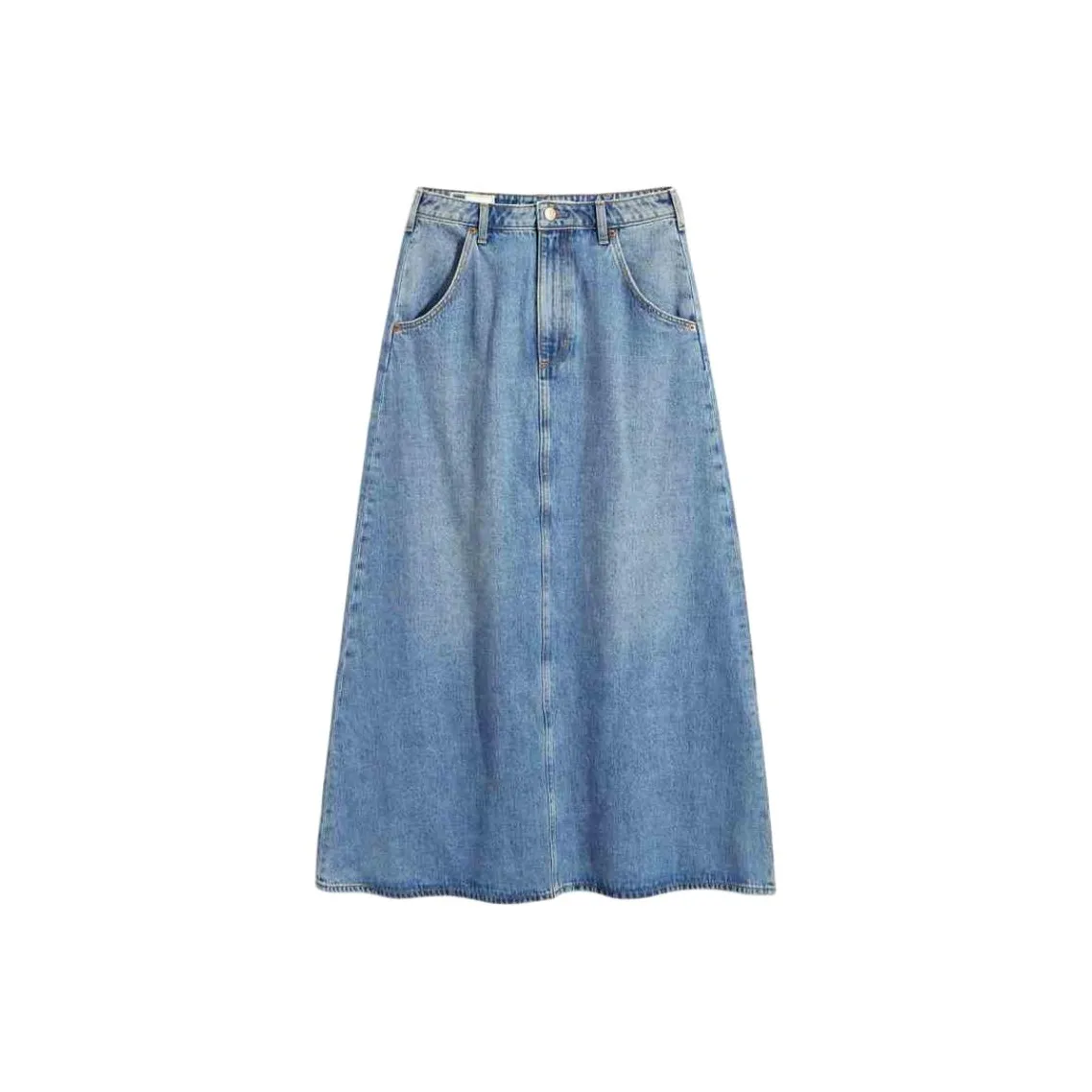 GAP совместный бренд Деним Длинная Юбка Женская Умеренного Индиго