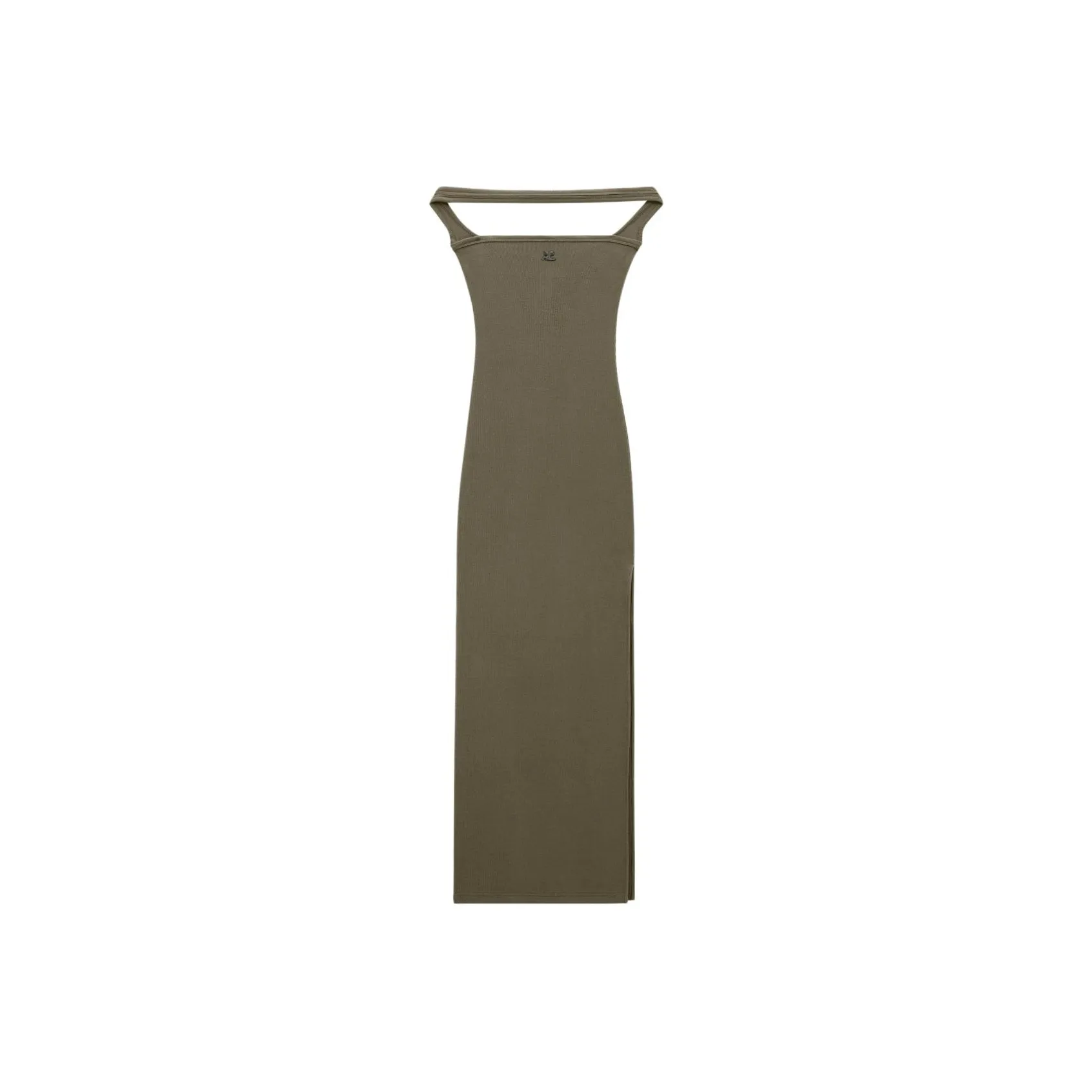COURREGES Hyperbole 90'S Rib Long Dress