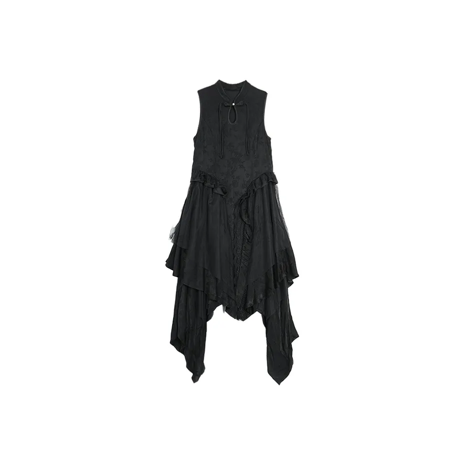 SETIROM Sleeveless Dress Women's Black