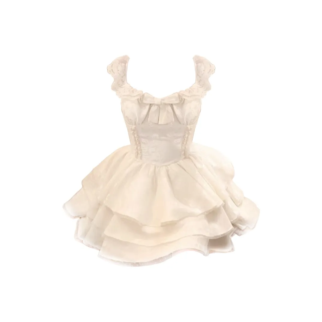 Peaches Peaches Короткий рукав Платье Женское Абрикос