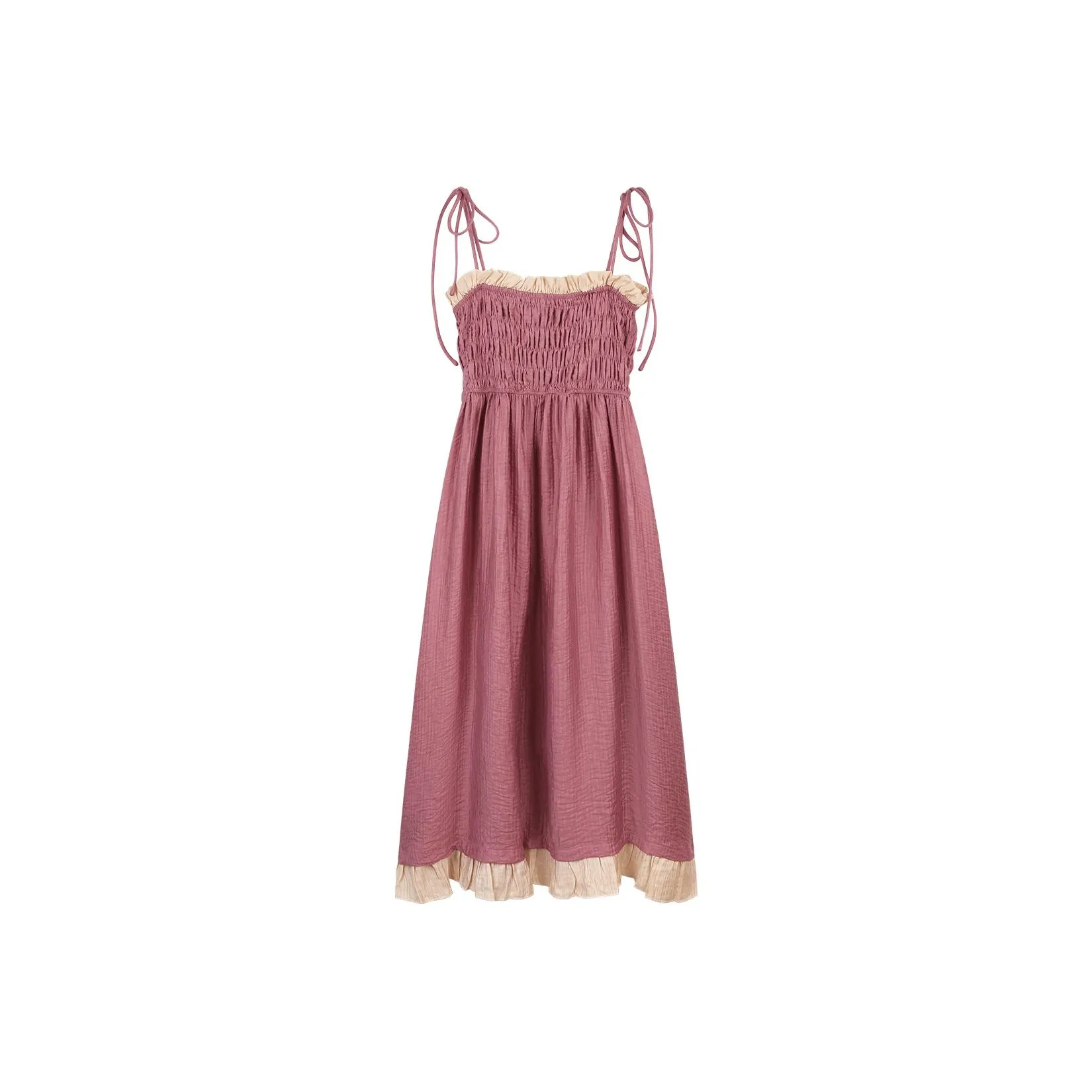 Migu Платье-комбинация Женское Розово-красное