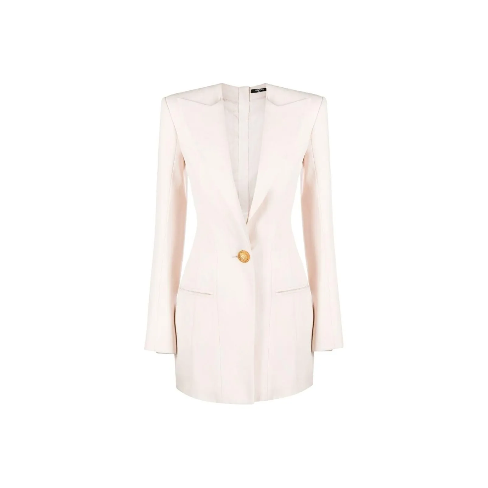 BALMAIN Single Breasted Tailored Mini Dress