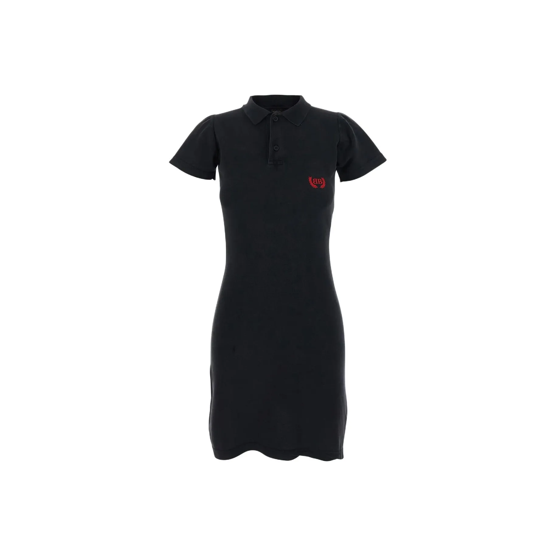 Balenciaga Polo Collar Mini Dress