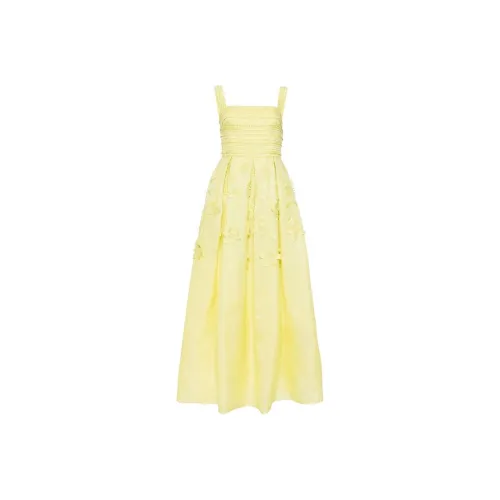 ELIE SAAB Банановый желтый Женские Слиплатья