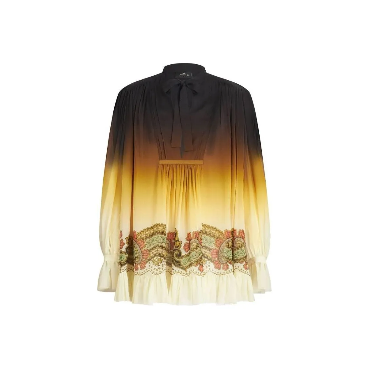 ETRO Ornamental Print Ombré Dress