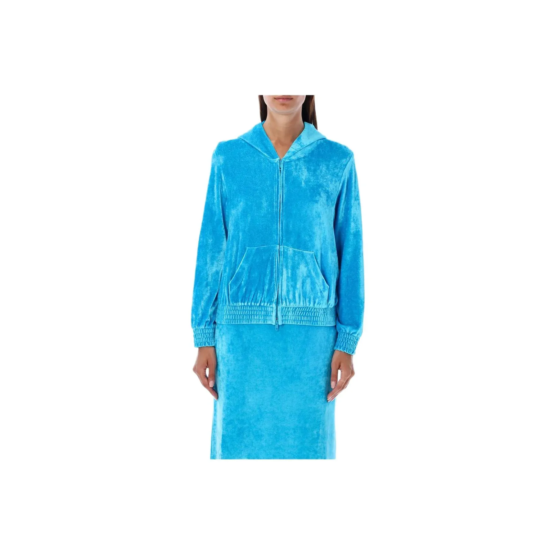 Balenciaga Свитшот Стандартный крой Женский Синий