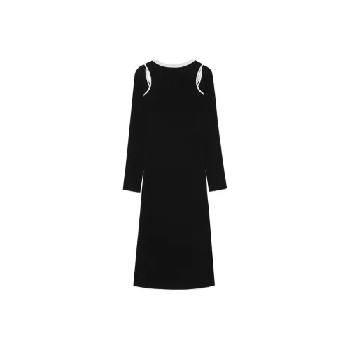 B+AB Black Женские Длинные Рукава Платья