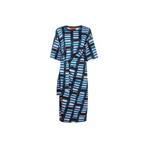 Colville Blue Женские Короткие Платья с Рукавами
