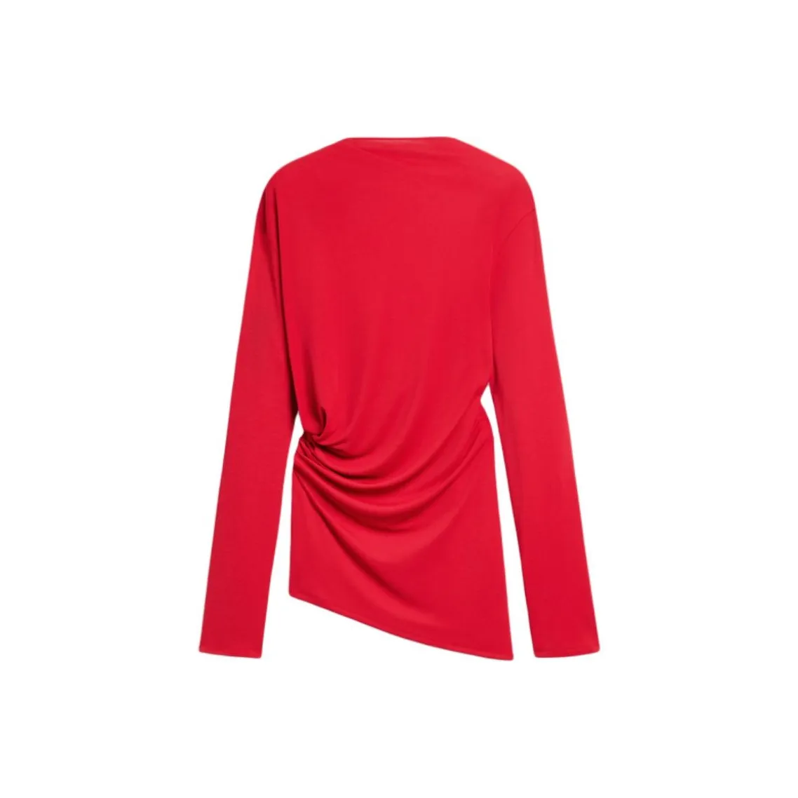 Jacquemus Draped Long Sleeved Mini Dress