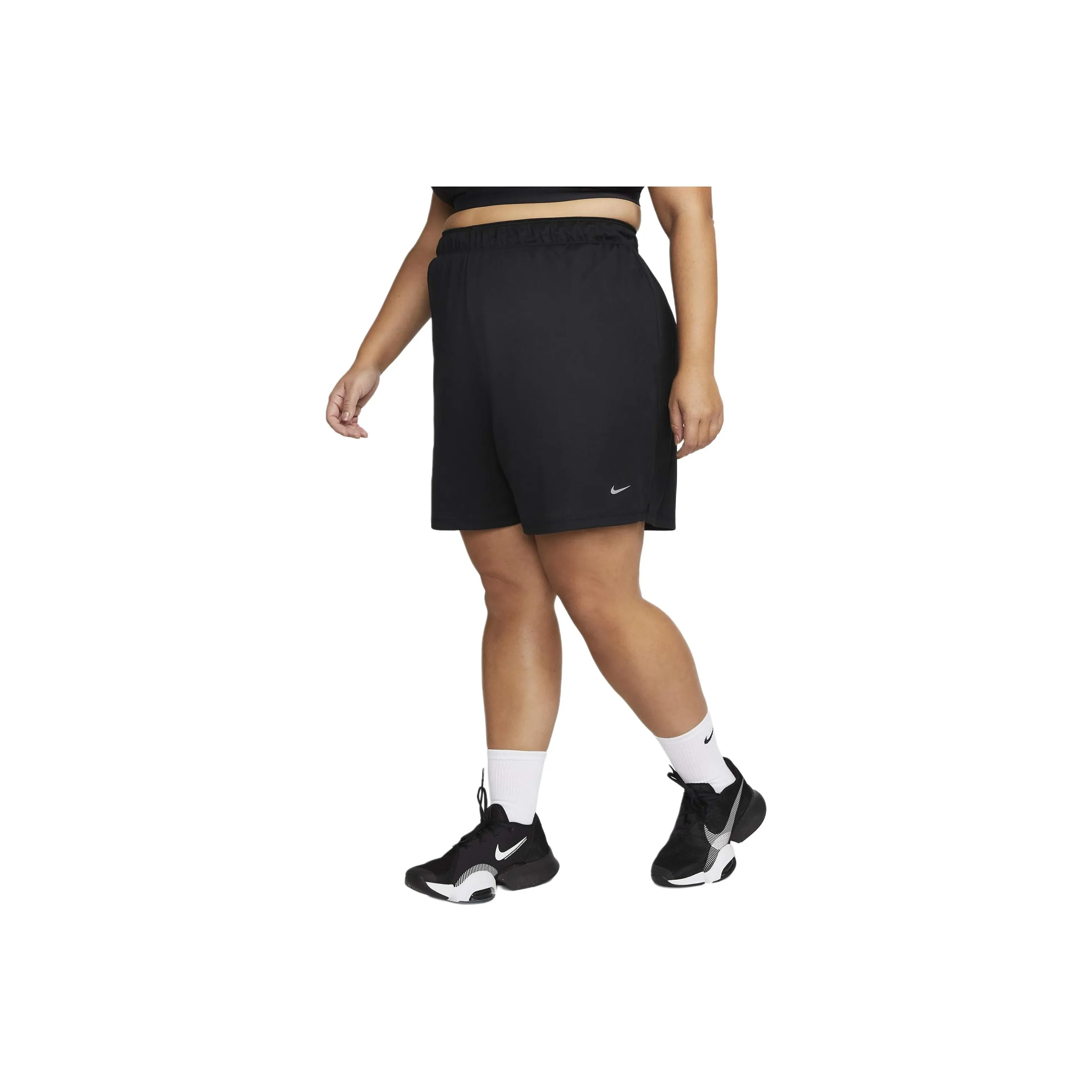 Nike Dri FIT Attack Women's Mid Rise 5' Unlined Shorts Plus Size