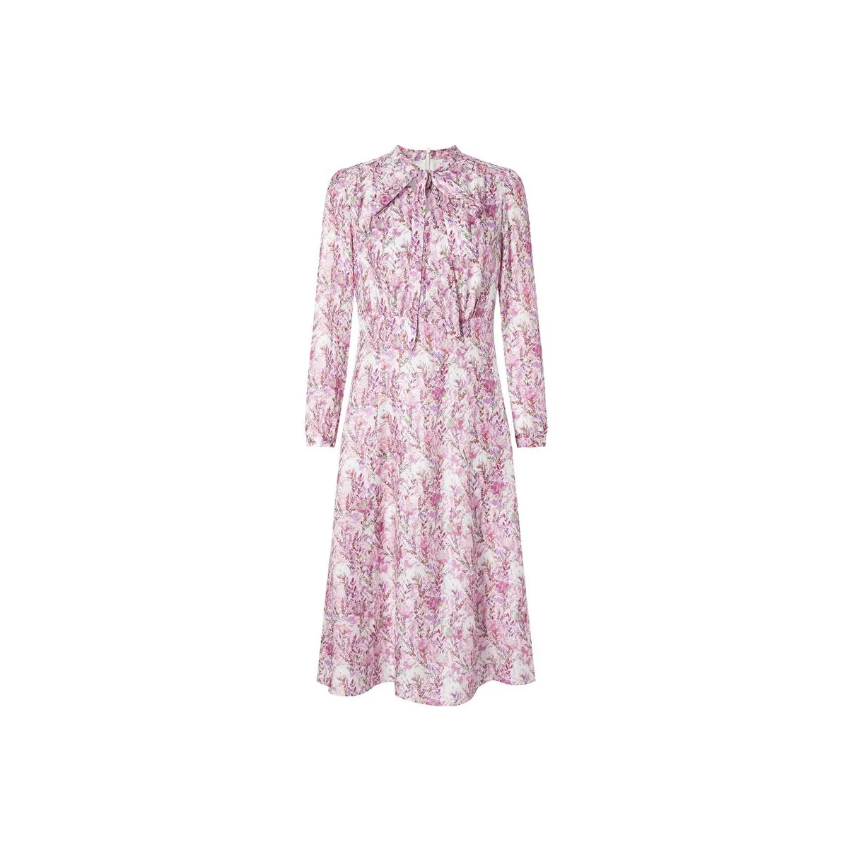 JZ. ANNAKRO Long Sleeved Dress Women's Blossom Pink Red