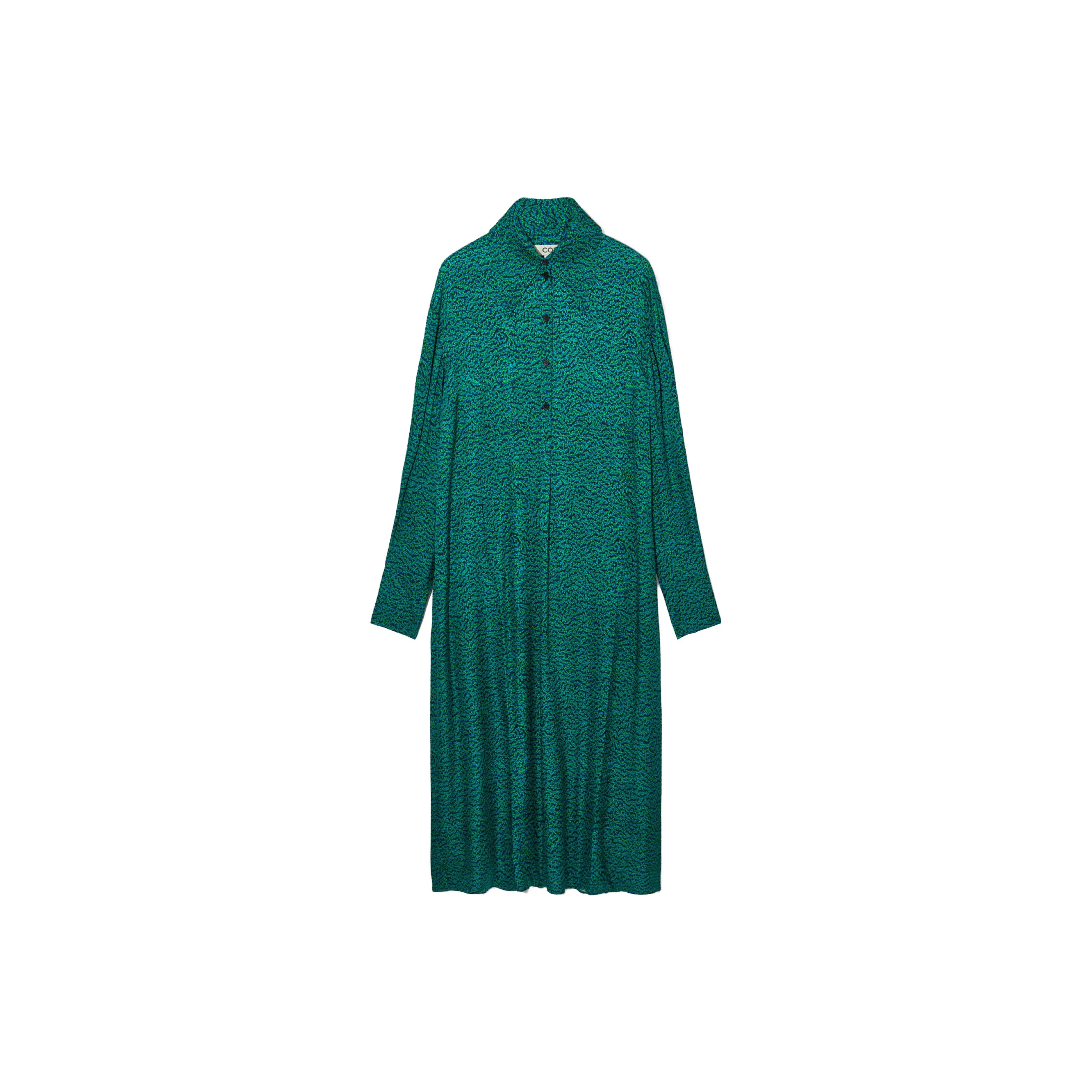 COS Long Sleeved Dresses Women's Green