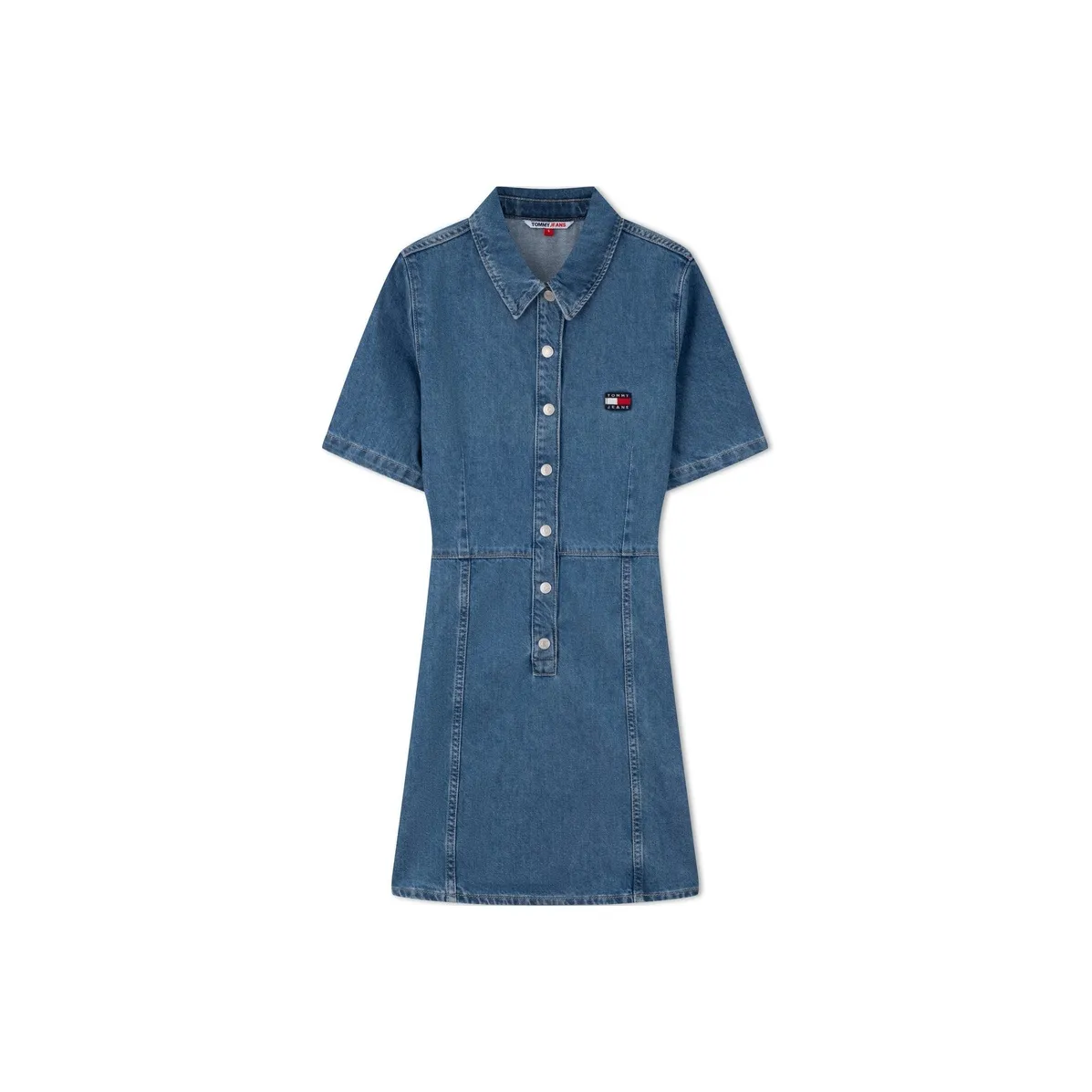 Tommy Hilfiger Short Sleeved Dresses Women's Denim Blue 1A5