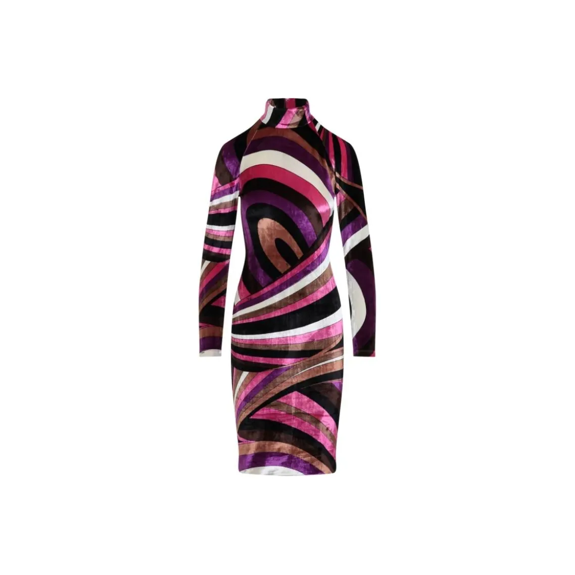 Pucci Iride print Velvet Mini Dress