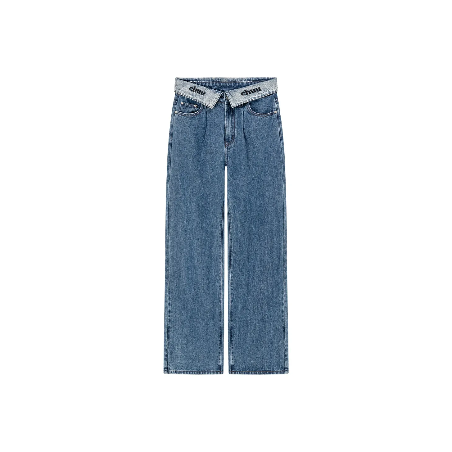 CHUU Джинсовый синий Женские джинсы